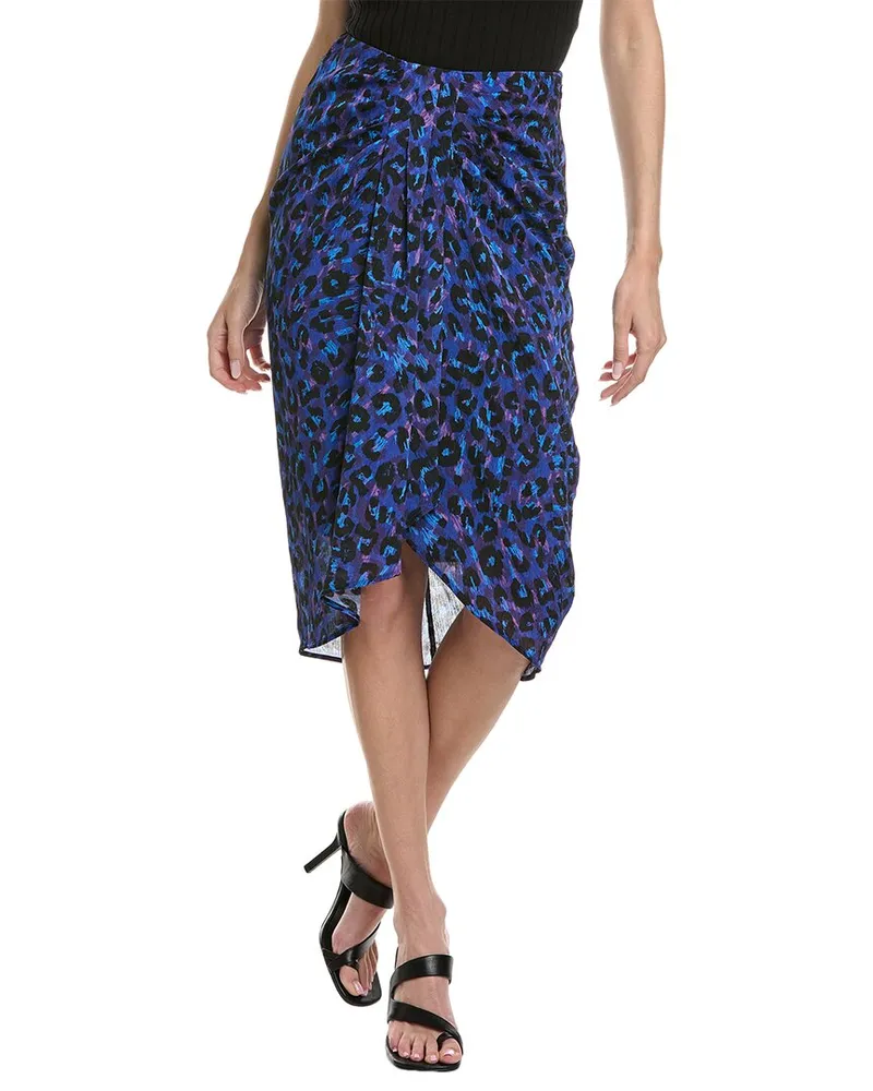 ba&sh Sheath Skirt Blue