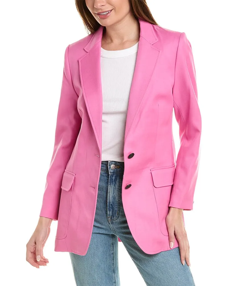 Rag & Bone Cody Italian Wool Blazer Pink