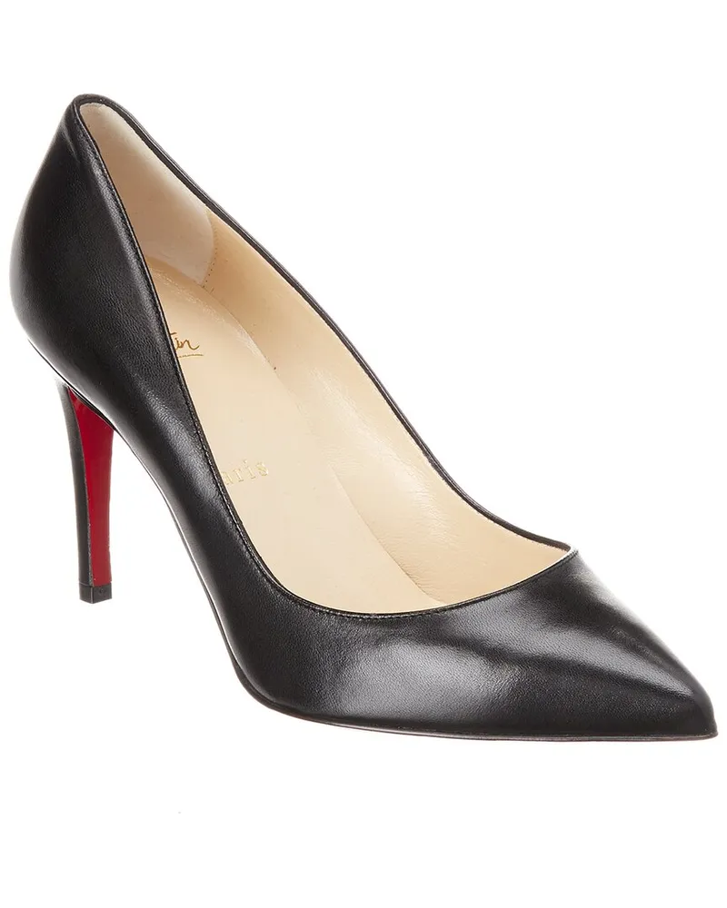 Christian Louboutin Pigalle 85 Leather Pump Black