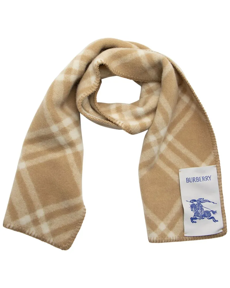 Burberry Wool Check Scarf (Authentic Pre-Loved Nocolor
