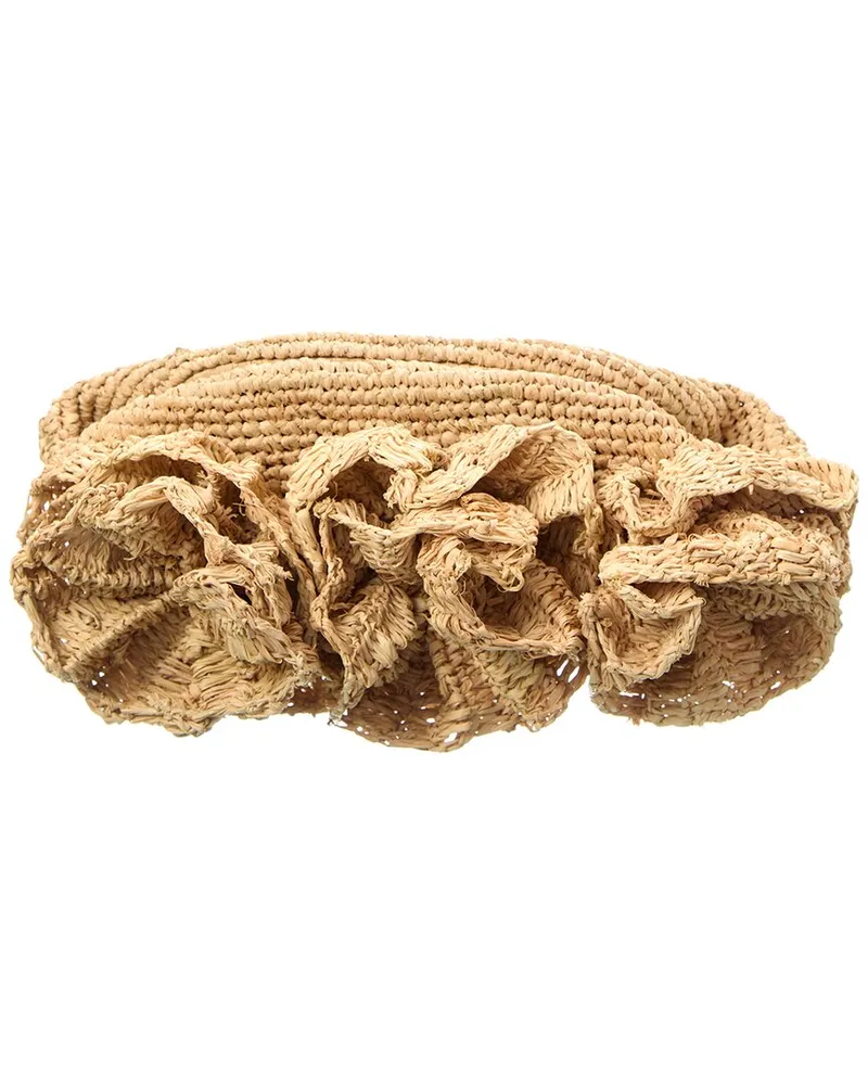 Jason Wu Straw Clutch Brown