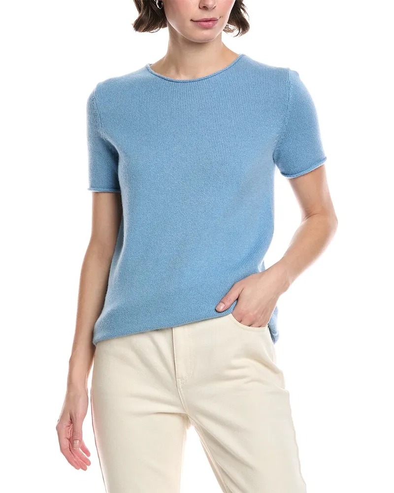 Theory Tolleree Cashmere Sweater Blue