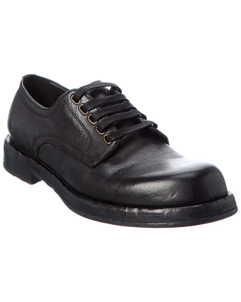 Dolce & Gabbana Leather Oxford Black