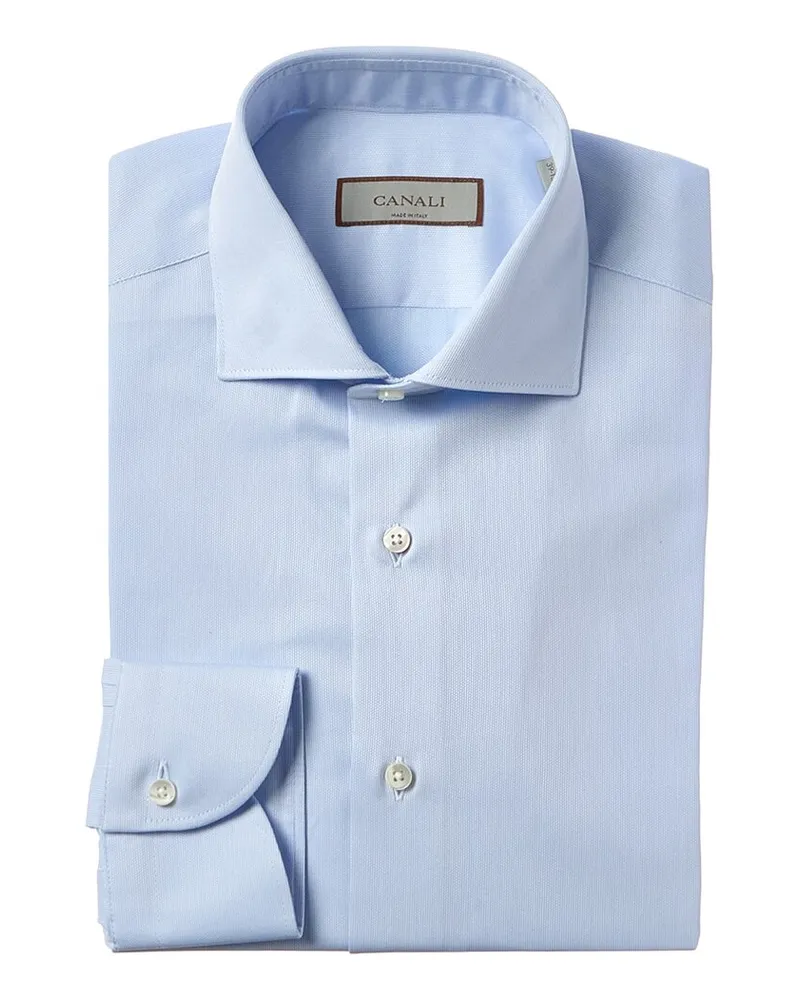 Canali Dress Shirt Blue