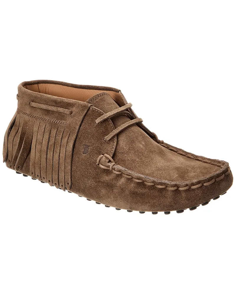TOD'S TOD’s Suede Driver Brown