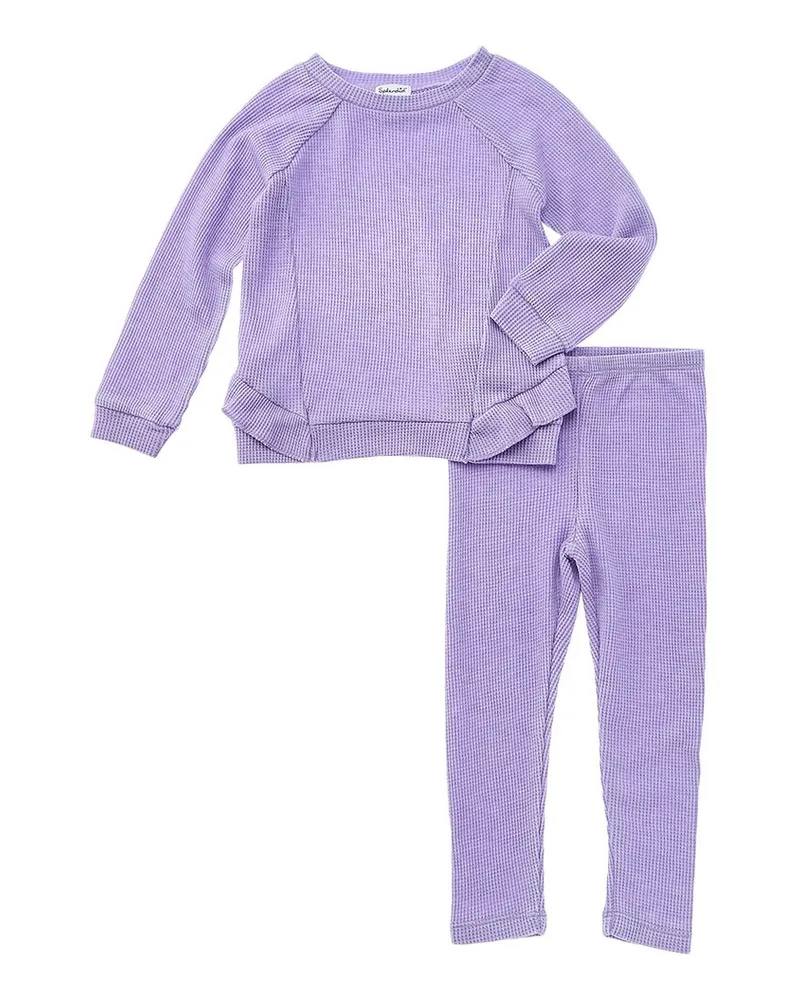 Splendid 2pc Pullover & Legging Set Purple