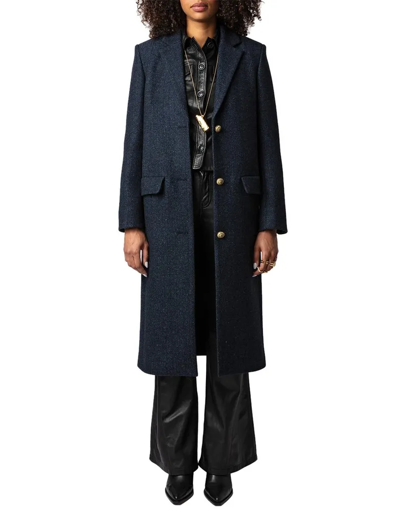 Zadig & Voltaire Wool-Blend Coat Nocolor