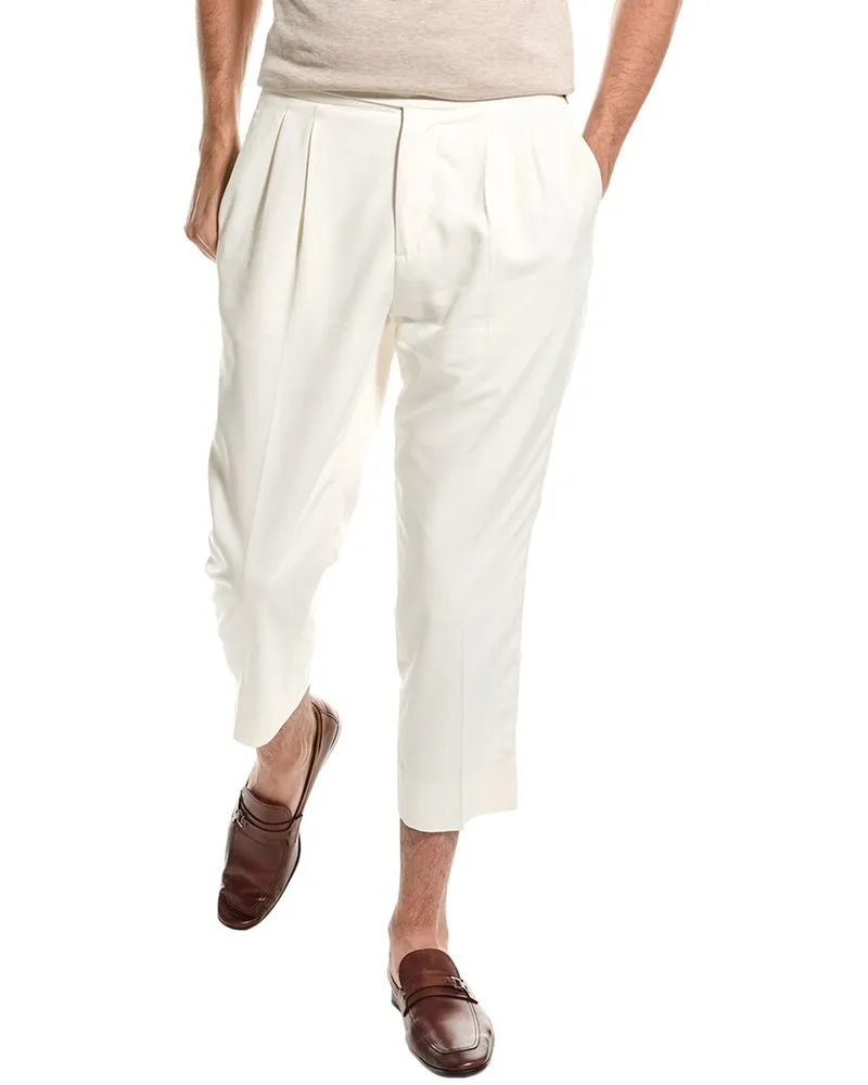 Brunello Cucinelli Silk Pant Nocolor