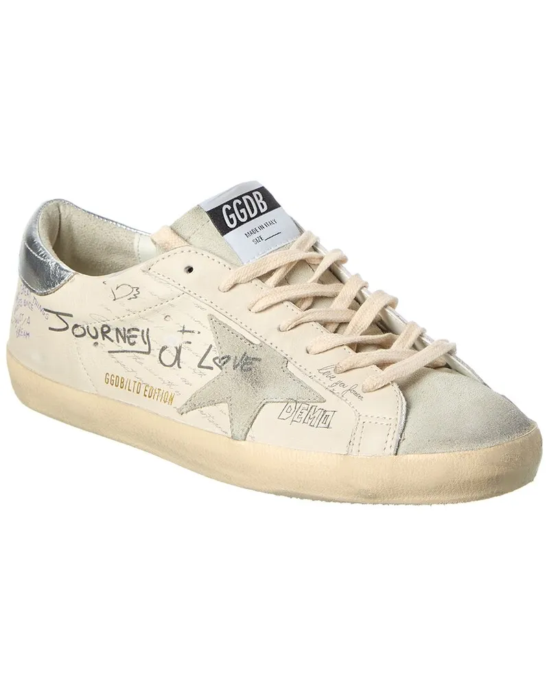 Golden Goose Superstar Leather & Suede Sneaker White