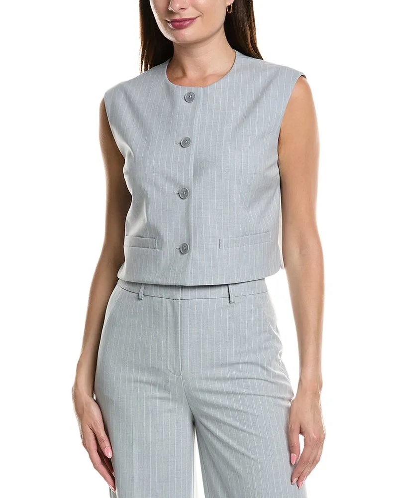 Kenneth Cole Boxy Vest Grey