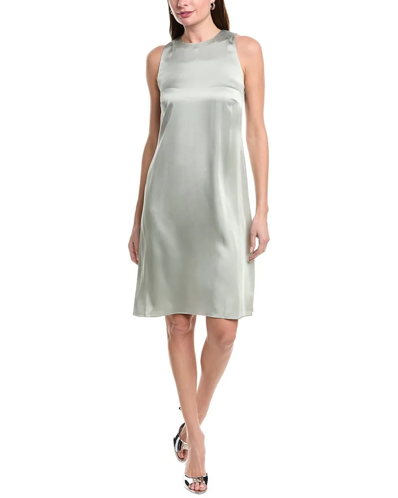 Vince A-Line Slip Dress Green
