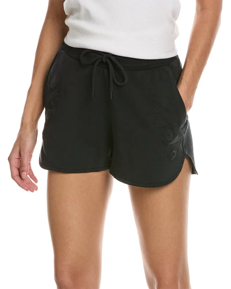 The Kooples Embroidered Drawstring Short Nocolor