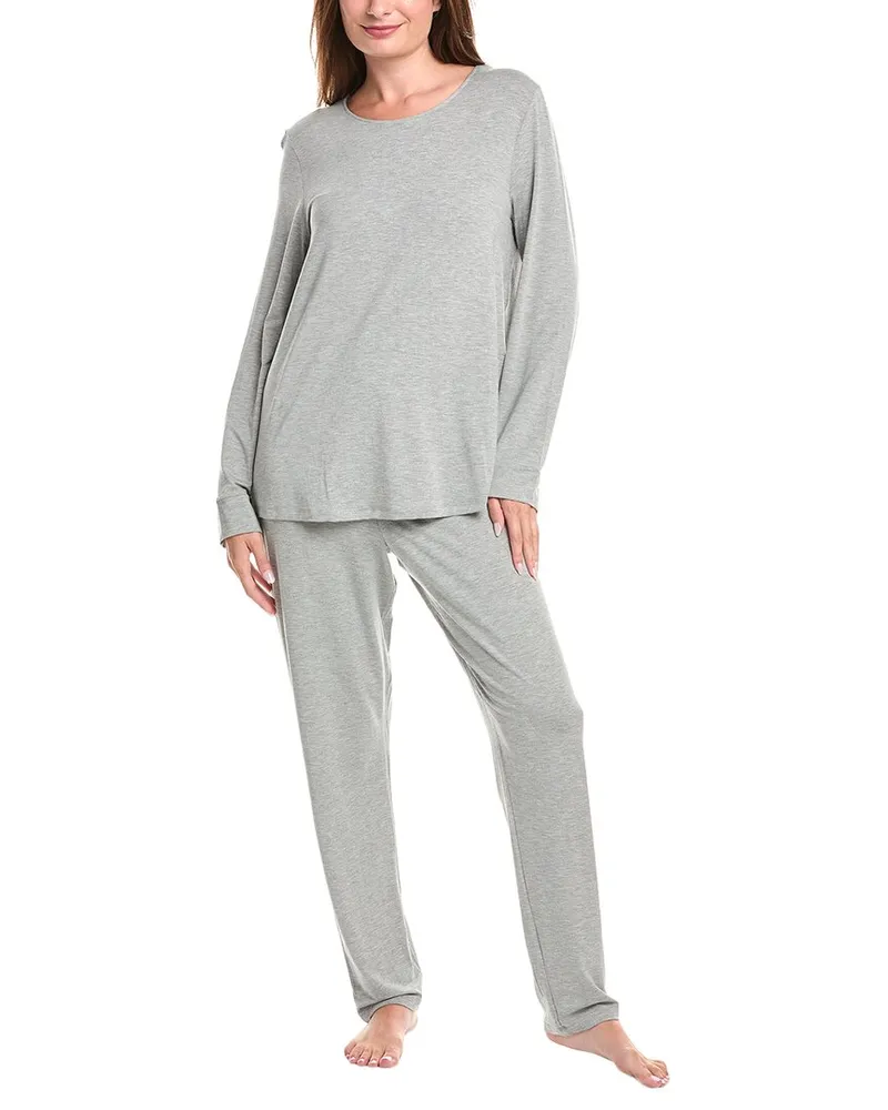 Hanro 2pc Natural Elegance Pajama Pant Set Nocolor