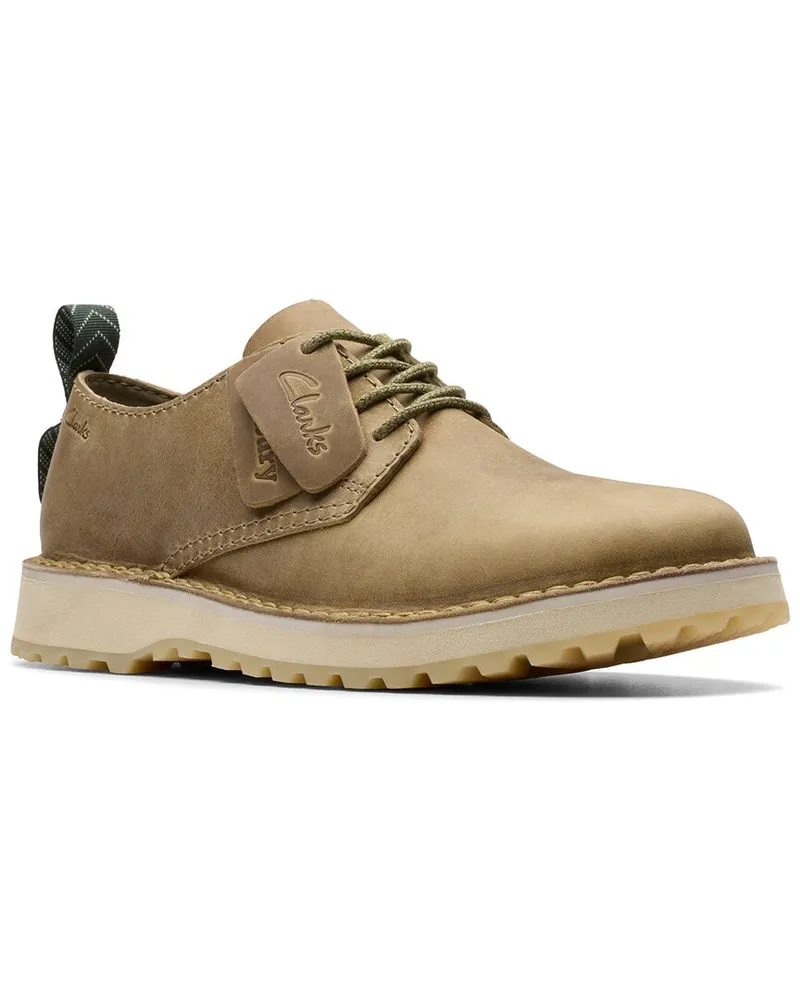 Clarks Solsbury Lace Leather Oxford Brown