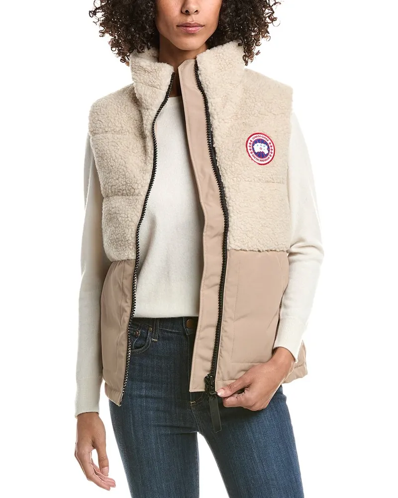 Canada Goose Elora Down Vest Beige