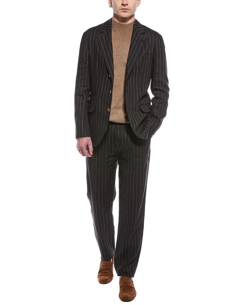 Brunello Cucinelli 2pc Linen Suit Nocolor
