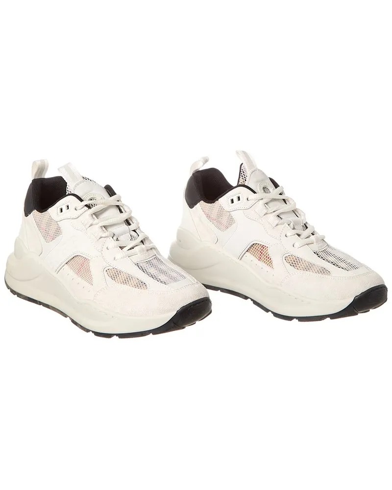 Burberry Vintage Check Mesh & Suede Sneaker (Authentic Pre-Loved Beige