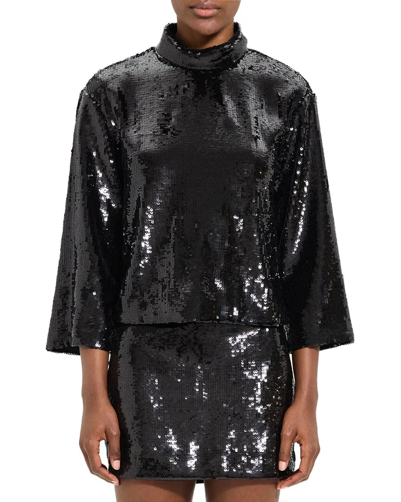 Theory Roll Neck Top Nocolor