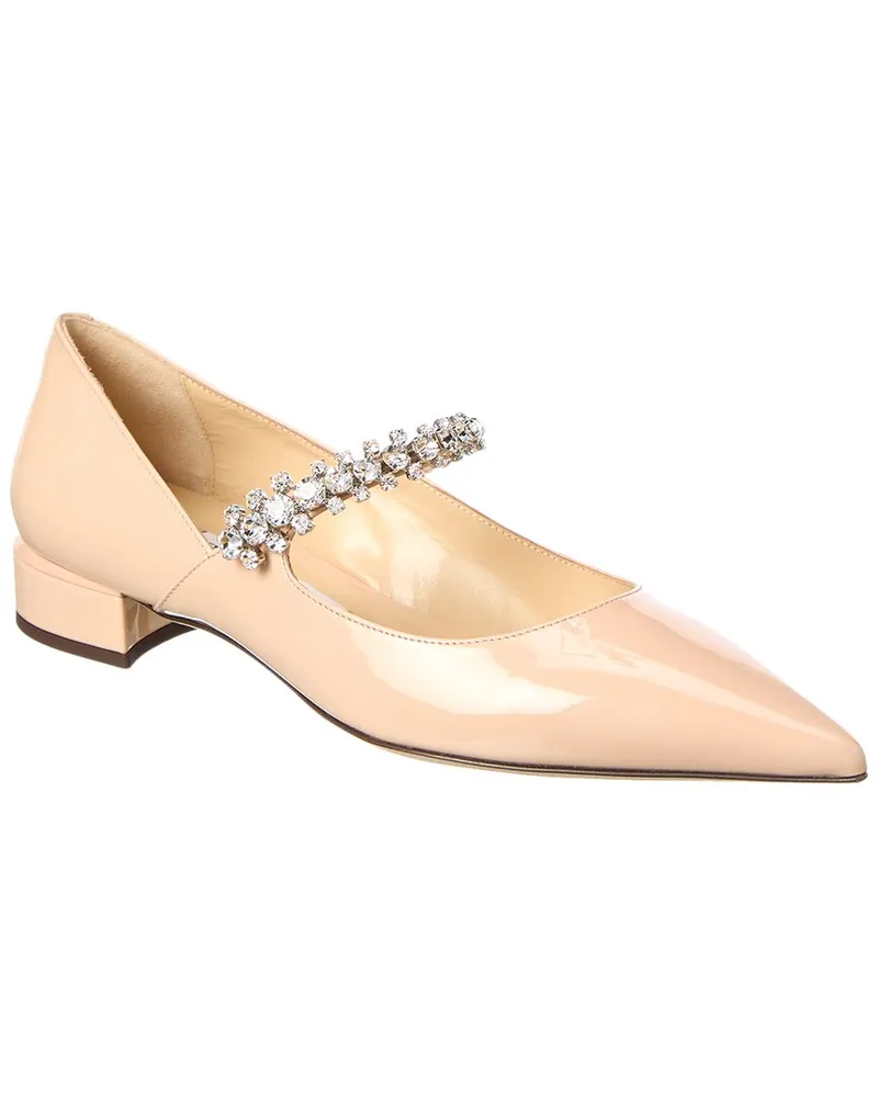Jimmy Choo Bing Pump Patent Ballet Flat Pink