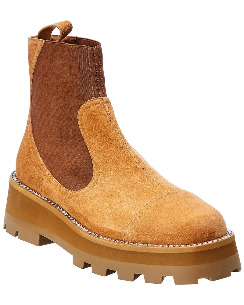 Jimmy Choo Clayton Suede Boot Brown
