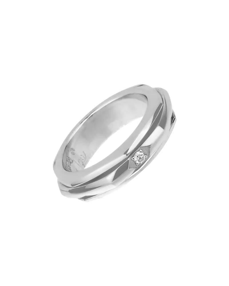 Piaget Possession 18K 0.02 ct. tw. Diamond Hexagon Ring (Authentic Pre-Loved Nocolor
