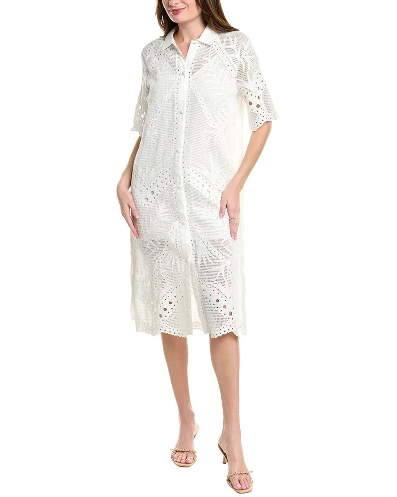 AllSaints Meria Dress White