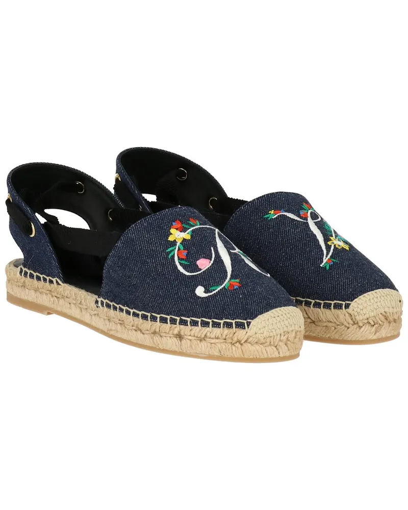 Roger Vivier Denim Espadrille Nocolor