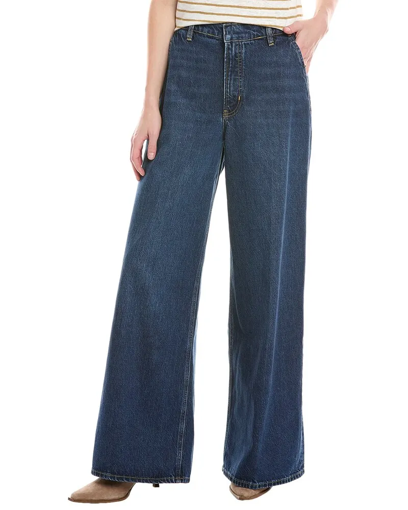 Frame Denim The Wide Blindspot Trouser Jean Blue
