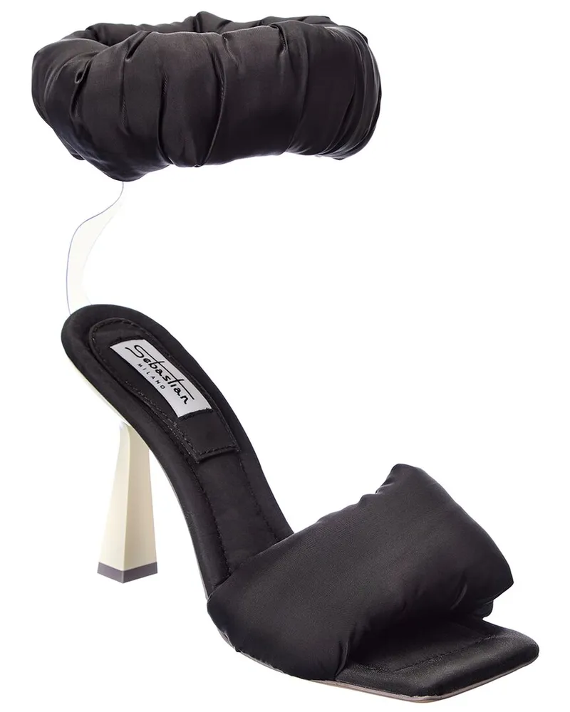 Sebastian Padded Strap Sandal Black