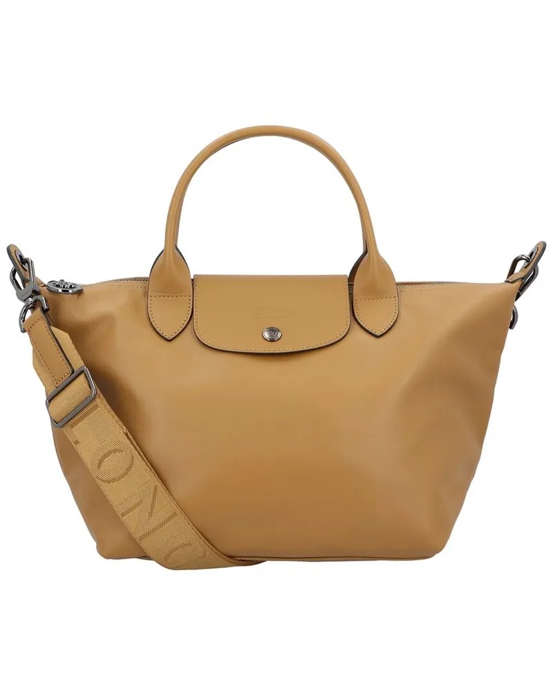 Longchamp Le Pliage Xtra Small Leather Handbag Brown