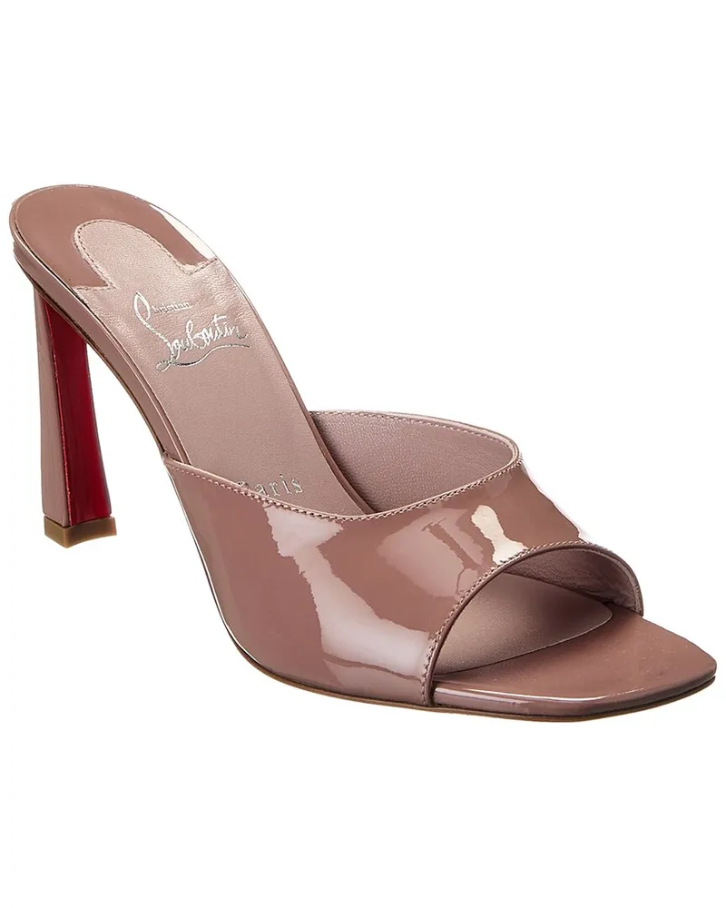Christian Louboutin Condora 85 Patent Mule Pink