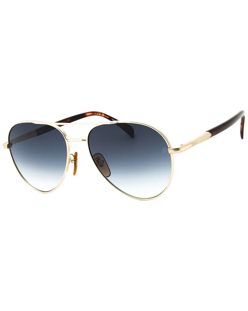 David Beckham Men's DB 1118/G/S  59mm Sunglasses Gold