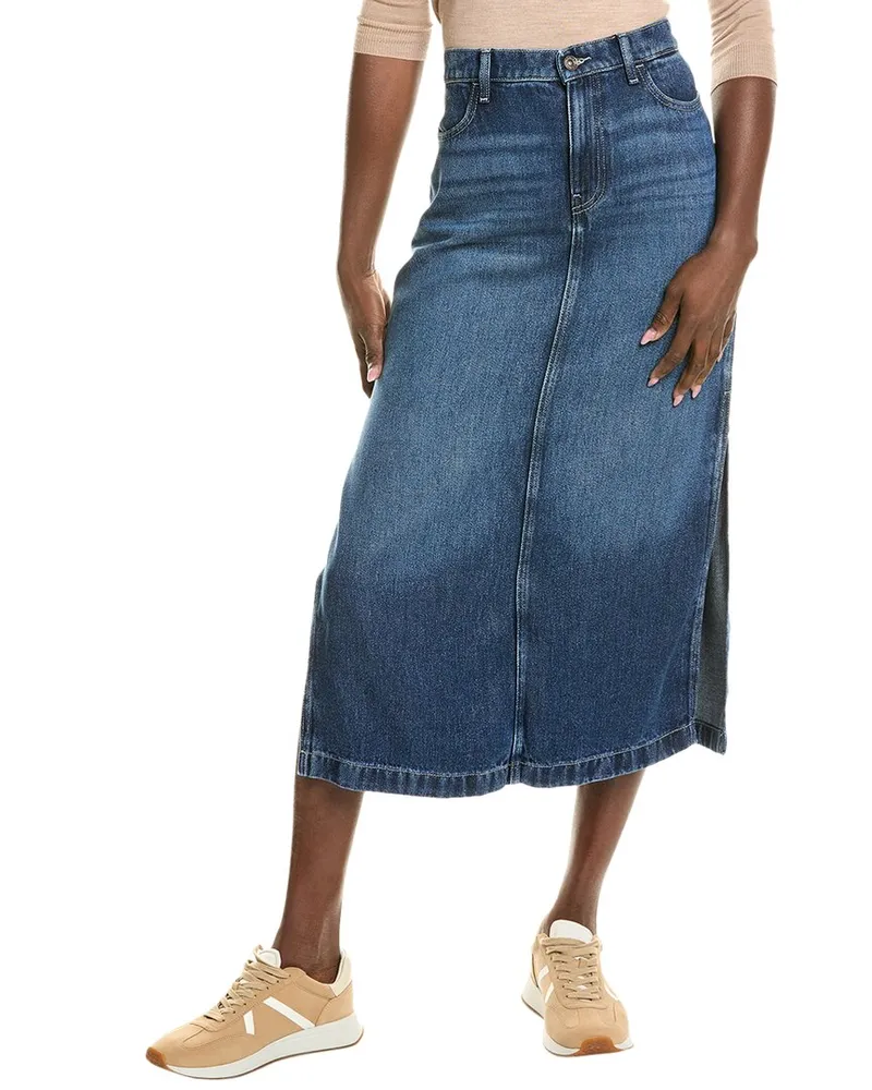 7 for all mankind Midi Skirt Blue