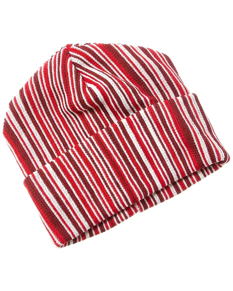 Missoni Wool-Blend Beanie Red