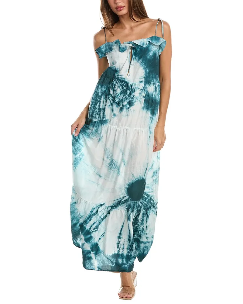 Pinko Moncalieri Maxi Dress Green