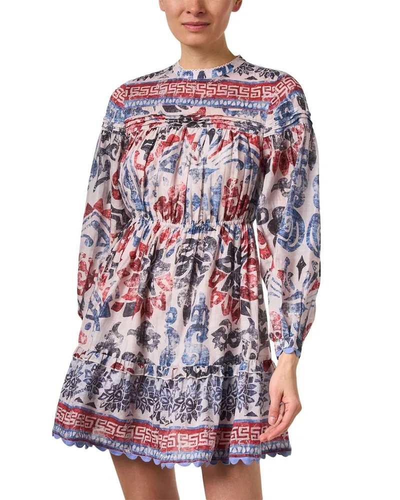 Chufy Tika Silk-Blend Mini Dress Nocolor