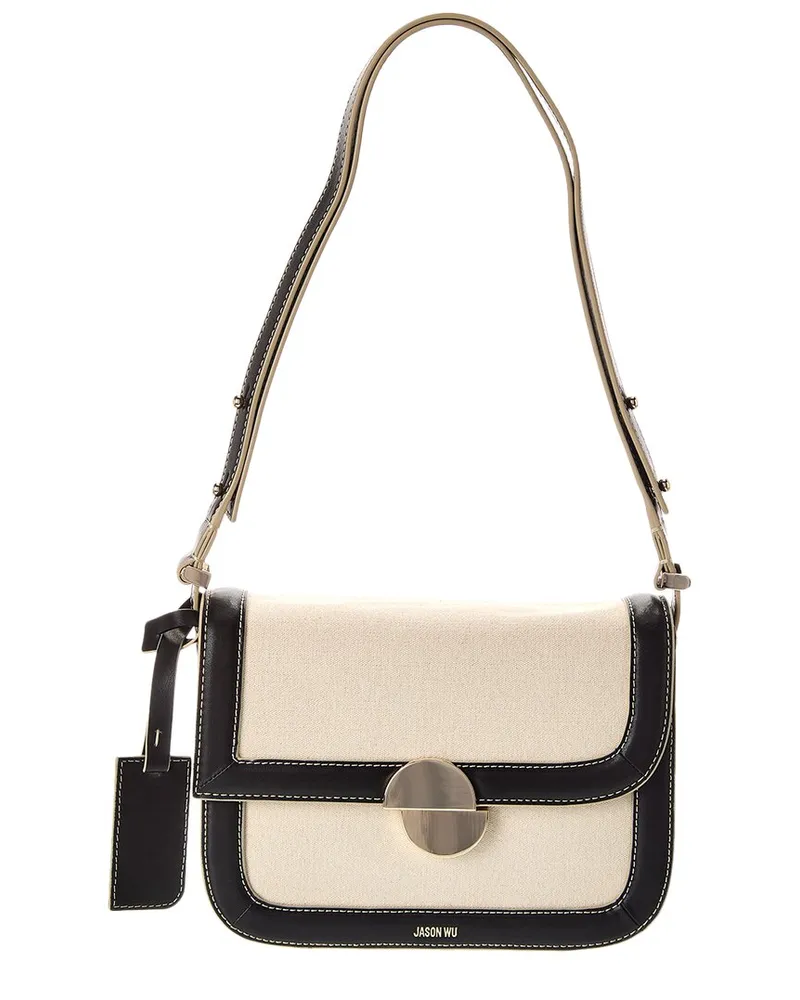 Jason Wu Canvas & Leather Shoulder Bag Nocolor