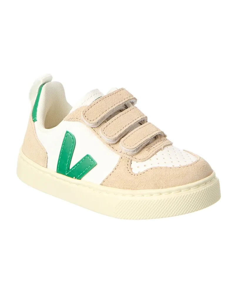 VEJA Small V-10 Chromefree Leather Sneaker Green