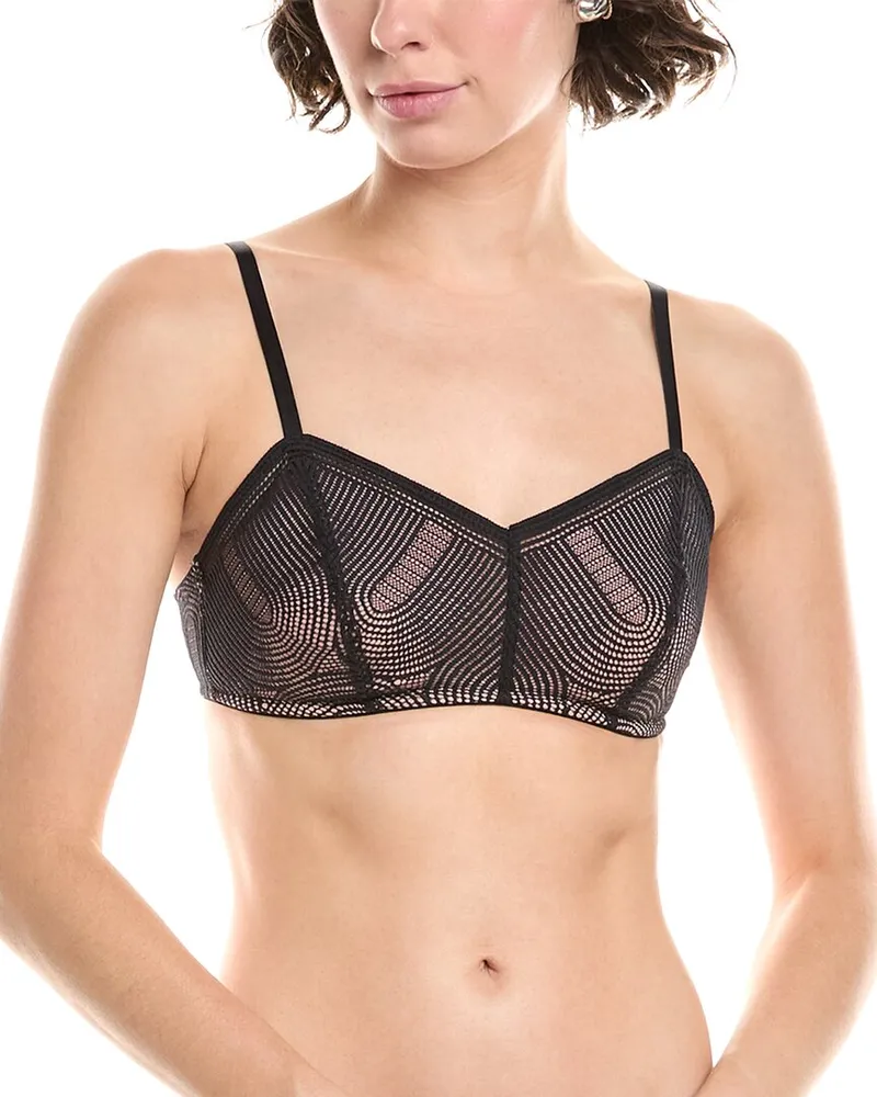 Hanro Martha Lace Bralette Black
