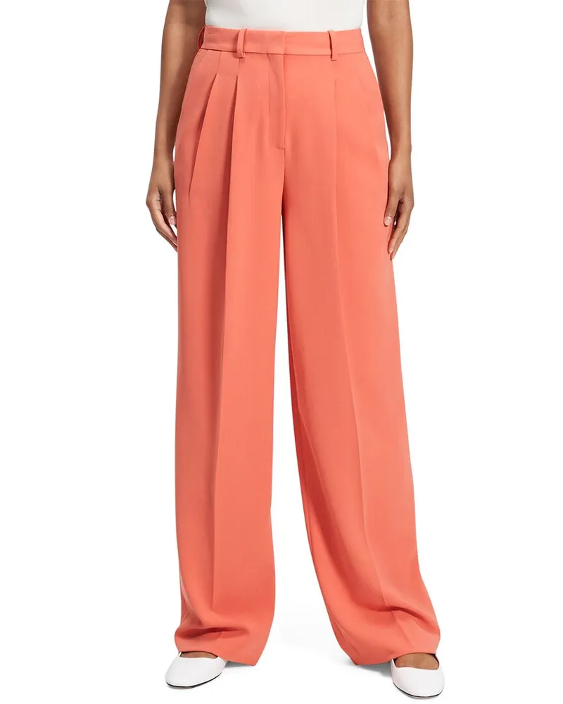 Theory Double Pleat Pant Nocolor