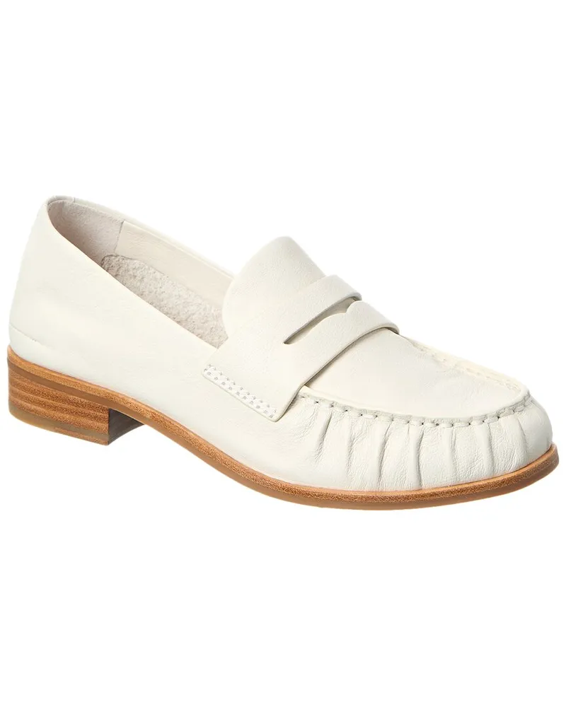 Rag & Bone Sid Leather Loafer White