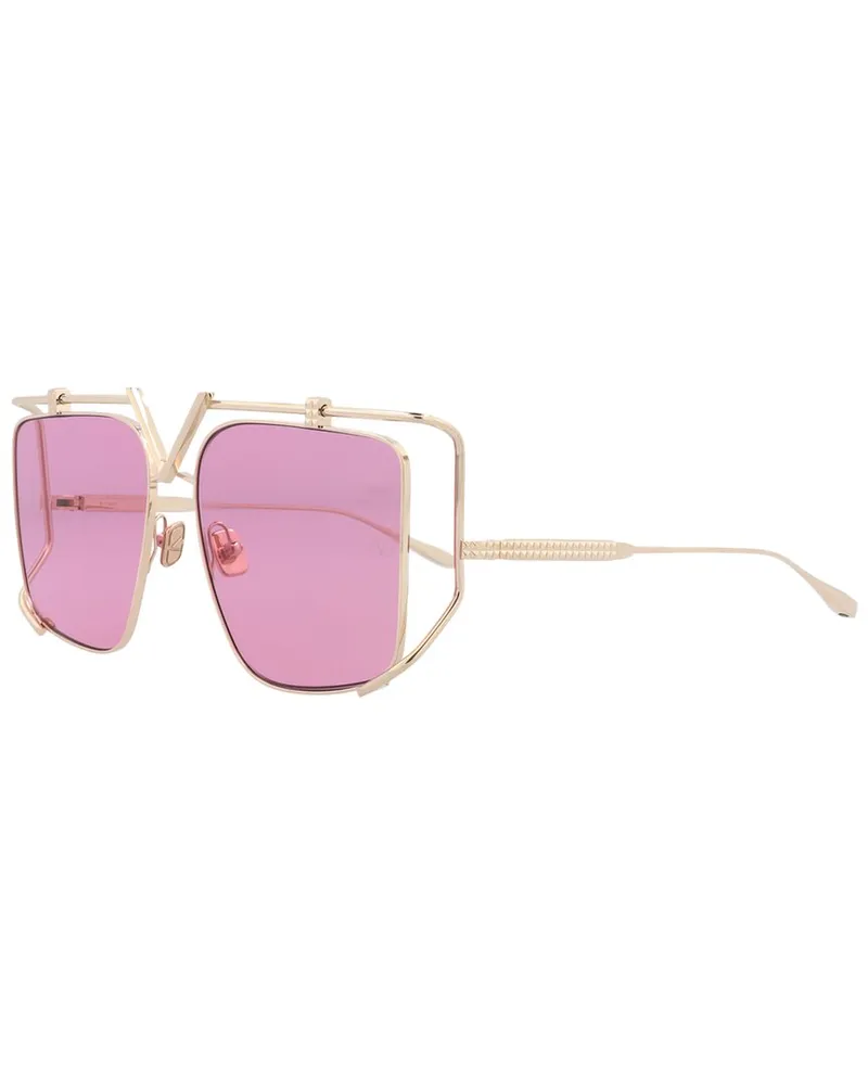 Valentino Garavani Unisex VLS-116C59 59mm Sunglasses Gold