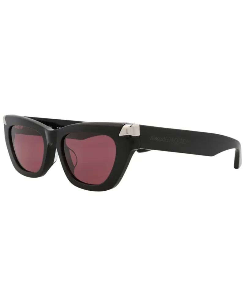 Alexander McQueen Women's AM0440SA 53mm Sunglasses Black