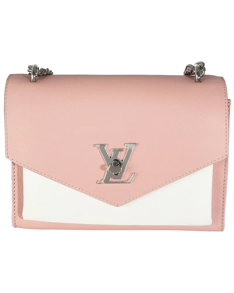 Louis Vuitton Black, Pink, White Leather MyLockme BB (Authentic Pre-Loved Nocolor