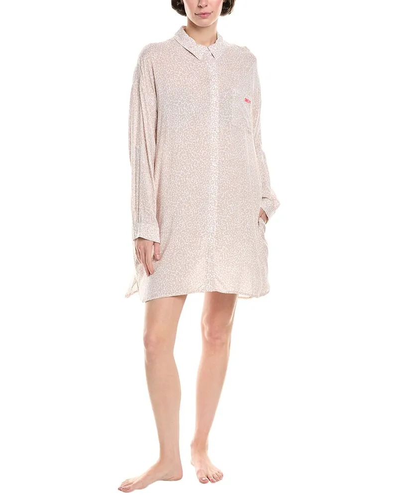 DKNY Sleep Shirt Tan