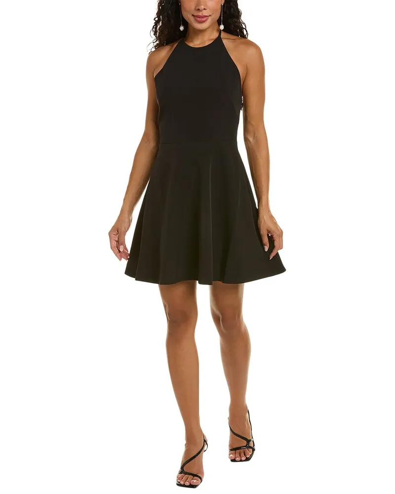 Halston Davina Dress Black