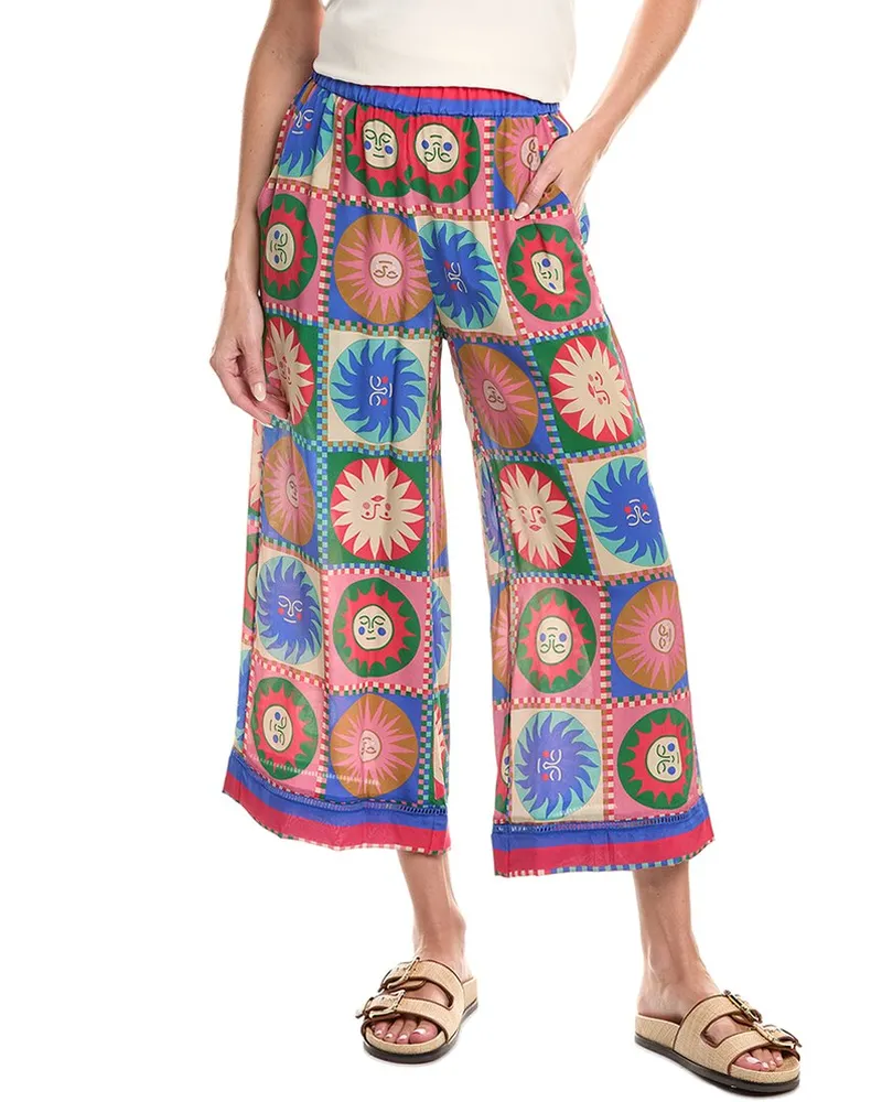 Johnny Was Villa Silk Pant Nocolor