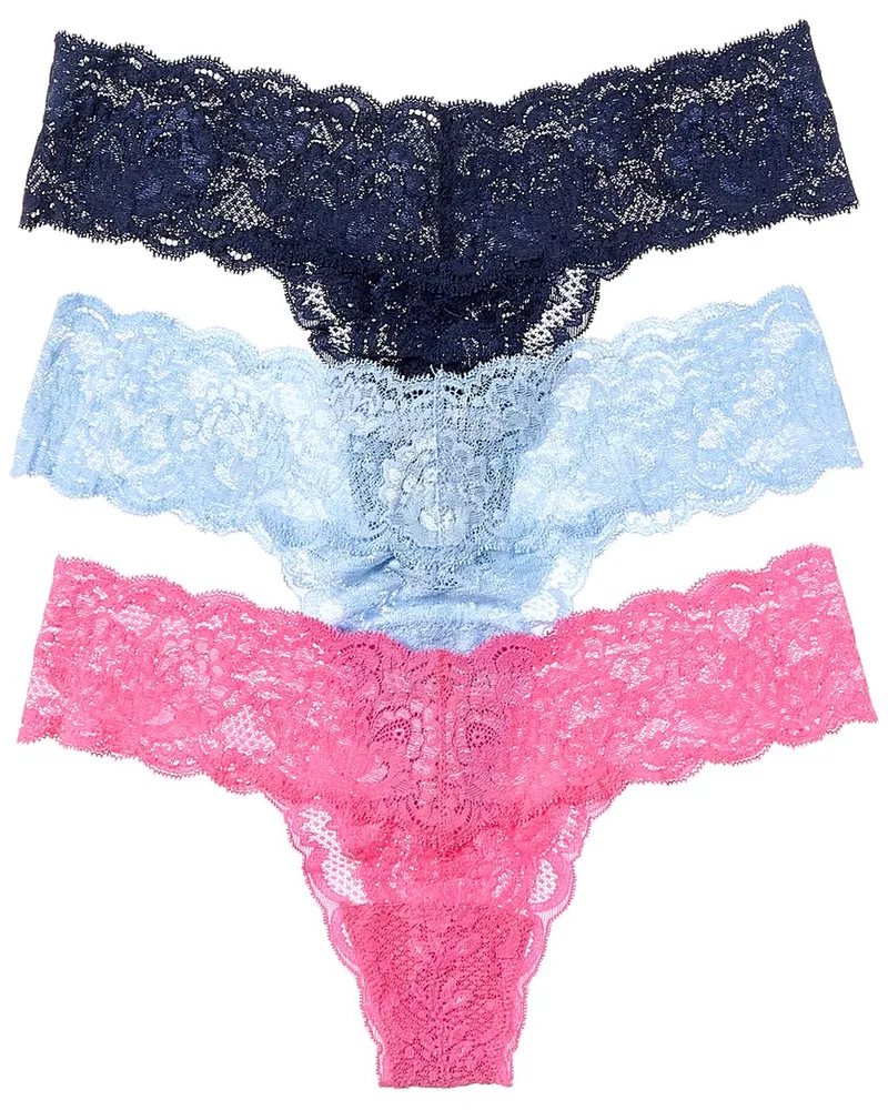 Cosabella 3pk Never Say Never Lowrider Thong Nocolor
