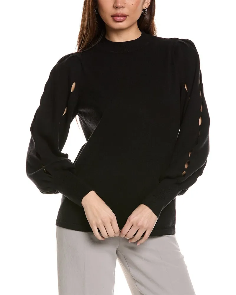 Joseph Ribkoff Balloon Sleeve Sweater Black