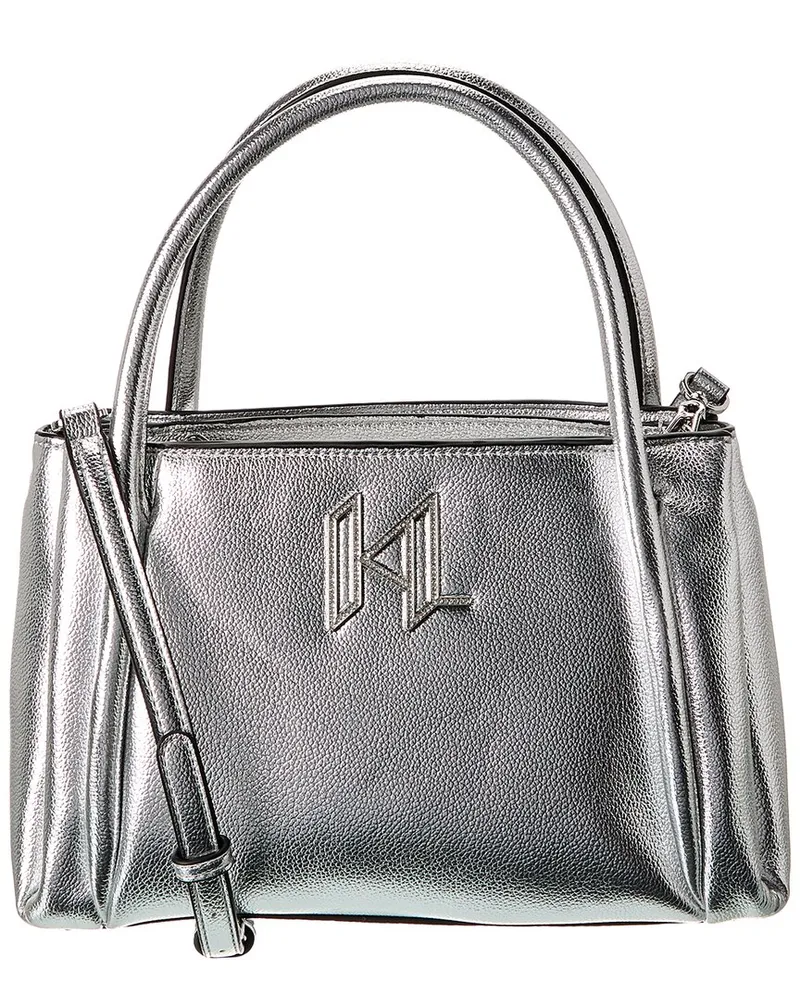 Karl Lagerfeld Nouvelle Satchel Silver